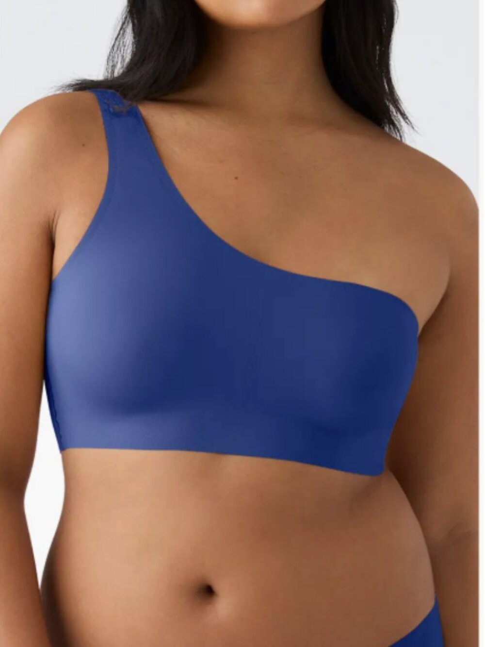 NWT True & Co True Body One Shoulder Wireless Bra S